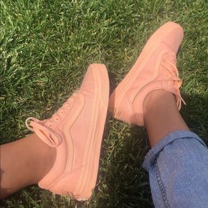 Peach vans